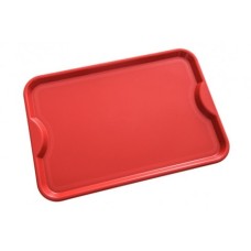 Bandeja Plástica Vermelha - 48 x 33,5 cm