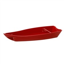 Barco Sushi Policarbonato Vermelho - 38 x 16 cm